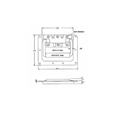 Sunken Carry Hangle Zinc White