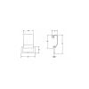 Un Hinge Toggle Clip Stainless Steel