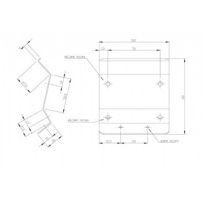 Flush Mount With Toggle Clip Stainless Steel