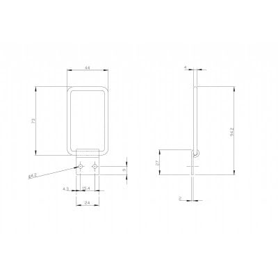 Link Latch Assembly Unplated