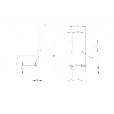 York Hinge Stainless Steel Long Lip