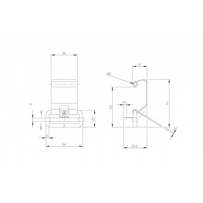 Locking Toggle Clip Stainless Steel
