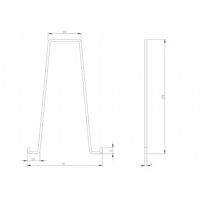 Wishbone Wire 3mm Stainless Steel