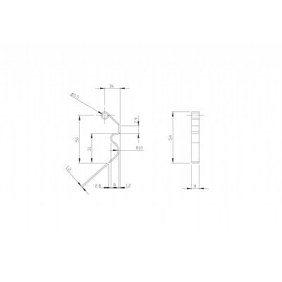 Bowl Toggle Clip Stainless Steel