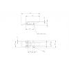 Toggle Latch 3mm Wire Link Zinc Yellow