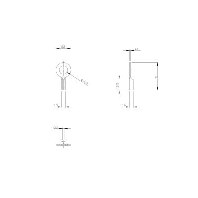 Eye Lug Z30 Zinc Yellow