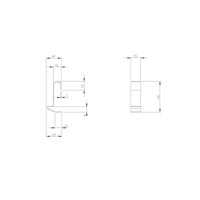 Hexel Bracket Unplated Heated
