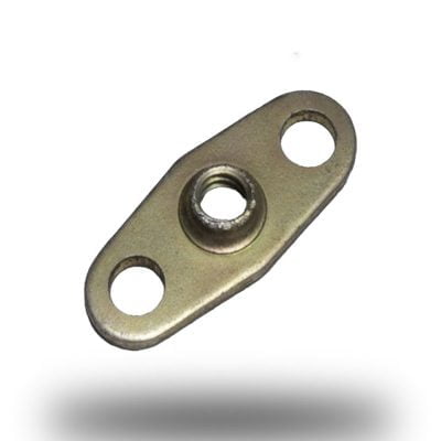 B2 Oval Bracket Zinc Yellow