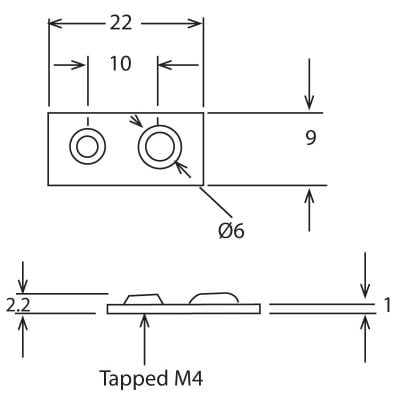 Heater Element Bracket Nickel