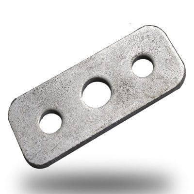 Small Holed Plate Zinc White