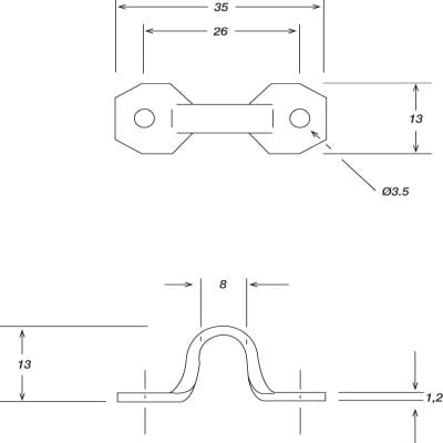 Smal Staple Zinc White