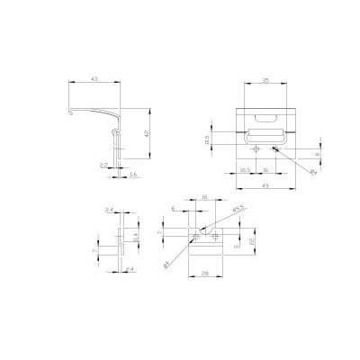 Lumina Led Latch Stainless Steel