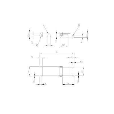 Hinge Assembly Stainless Steel