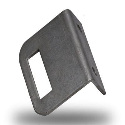 Toilet Door Latch Zinc White