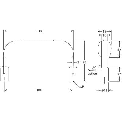 Heavy Duty Handle Nickel