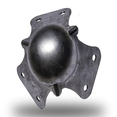 Large Ball Corner Zinc White