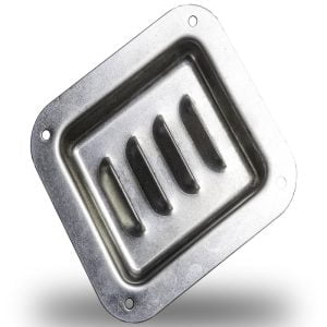Uni Louvered Dish Zinc White Suitcase Accessories Uni Louvered Dish Zinc White