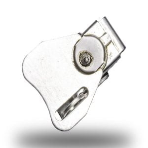 Mini Surface Butterfly Latch Zinc White Suitcase Accessories Mini Surface Butterfly Latch Zinc White