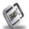 Mini Surface Butterfly Latch Zinc White