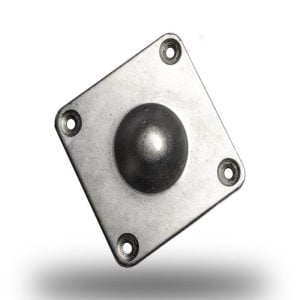 Glider Foot Countersunk Bottom 4.2mm Holes Suitcase Accessories Glider Foot Countersunk Bottom 4.2mm Holes