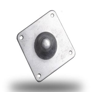 Glider Foot Standard 4.2mm Holes Zinc White Suitcase Accessories Glider Foot Standard 4.2mm Holes Zinc White