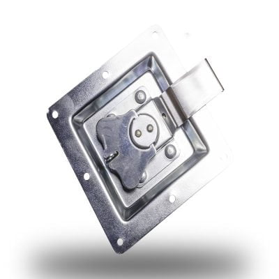 Butterfly Latch Zinc White Lockable