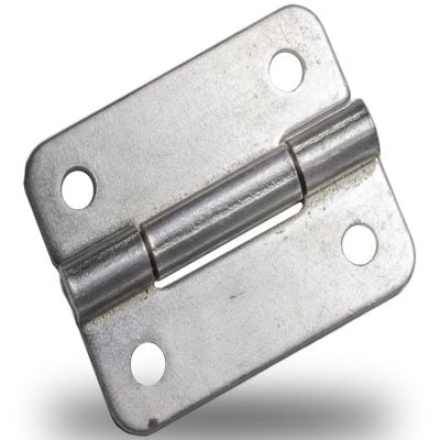 Butt Hinge Zinc White