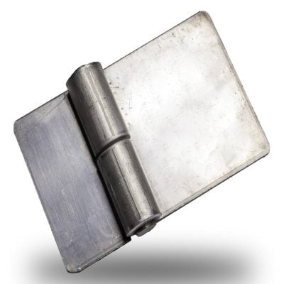 Heavy Duty Hinge Aluminuim With No Holes Left Hand Side